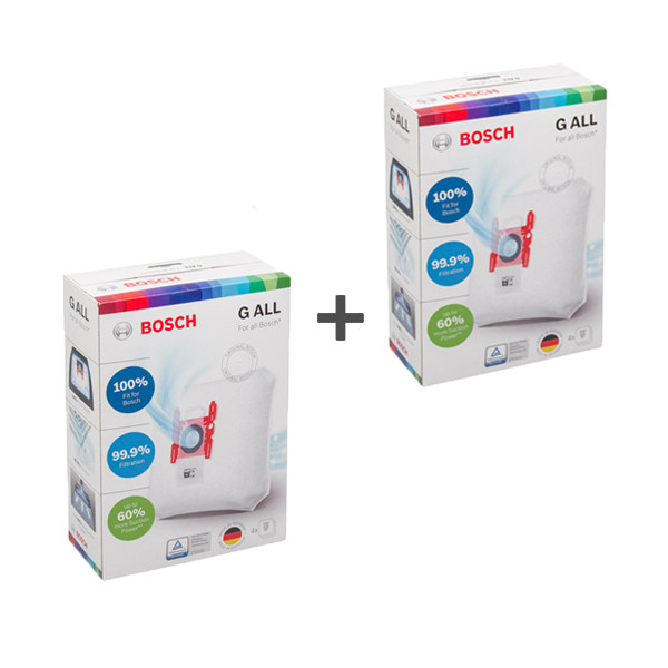 Набір мішків Type G ALL для пилососа Bosch BBZ41FGALL 17000940, 8 шт