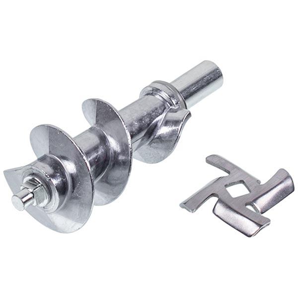 Набор шнека и ножа для мясорубки OR-MG02-27 OR-MG02-26, L шнека=120 мм, D ножа=47 мм