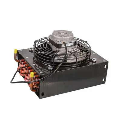 Конденсатор с вентилятором CD-3.4, 1 кВт, H=230 мм, L=320 мм