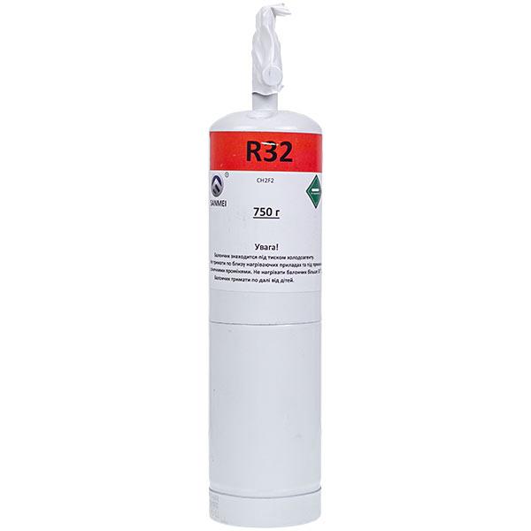 Фреон SANMEI R32, 0,75 кг, с краном