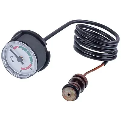 Манометр для газового котла Bosch Gas 3000, Junkers Euroline, Ceraclass 8707208009, 0-4 бар, D=25 мм