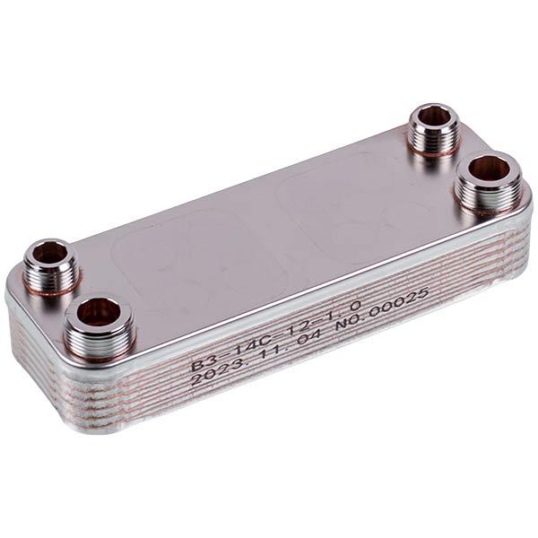 Теплообмінник пластинчастий для газового котла Termet Mini Max Plus GCO-DP-13-10 17B2071202, 12 пластин