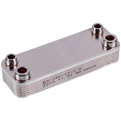 Теплообмінник пластинчастий для газового котла Termet Mini Max Plus GCO-DP-13-10 17B2071202, 12 пластин