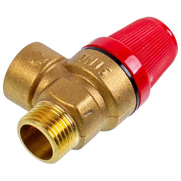 Предохранительный клапан универсальный для газового котла, 5 бар, 1/2″