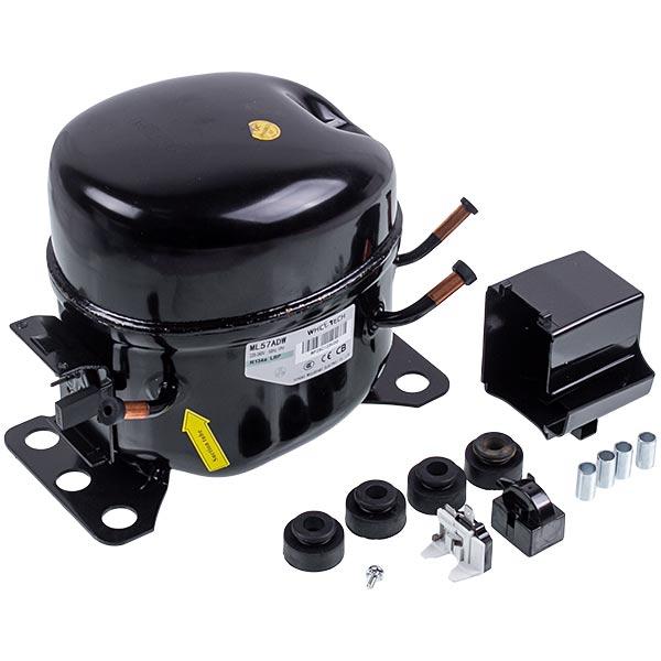 Компрессор для холодильника WhiceTech ML57ADW, R134a, 135 Вт, с пусковым реле