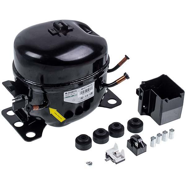 Компрессор для холодильника WhiceTech ML85QDYG, R600a, 142 Вт, с пусковым реле