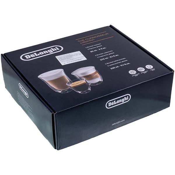 Набір склянок для кавомашини DeLonghi 5513284451 DLSC302 90/270/330 мл, 6 шт