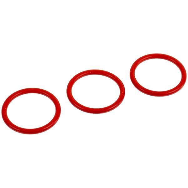 Комплект прокладок O-Ring термоблока для кофеварки DeLonghi, 43×35×4 мм, 3 шт, оранжевый