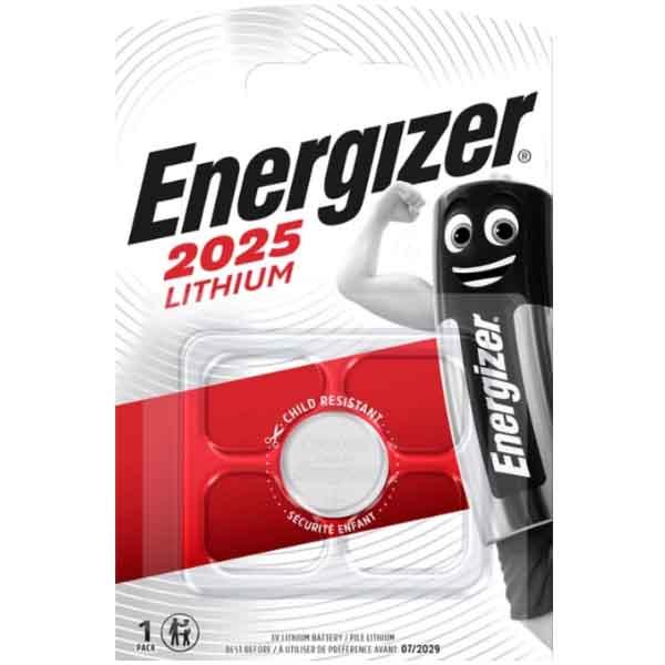 Батарейка Energizer CR2025 2025 Lithium, 3 В, 1 шт