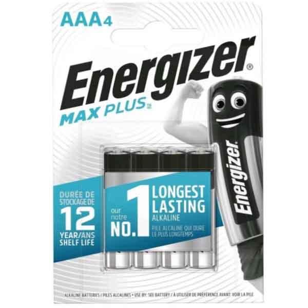 Батарейка Energizer AAA LR3 Max Plus Alkaline, 1,5 В, 4 шт