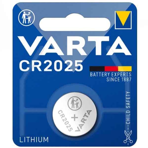 Батарейка Varta CR2025 6025, 3 В, 1 шт