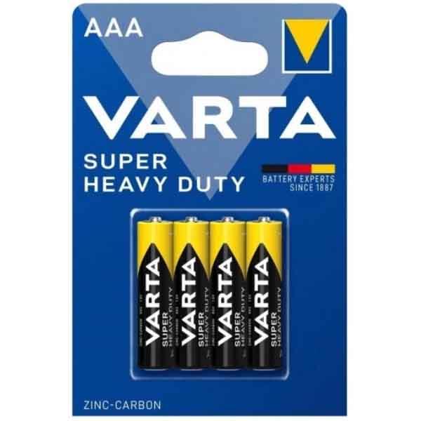 Батарейка Varta AAA LR03/2003 Super Heavy Duty, 1,5 В, 4 шт