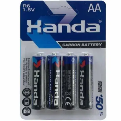 Батарейка Xanda AA R6 Super Heavy Duty, 1,5 В, 4 шт