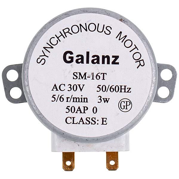 Двигатель поддона для микроволновой печи Galanz SM-16T, 5/6 об/мин, 30 В, 4 Вт, H штока=14 мм