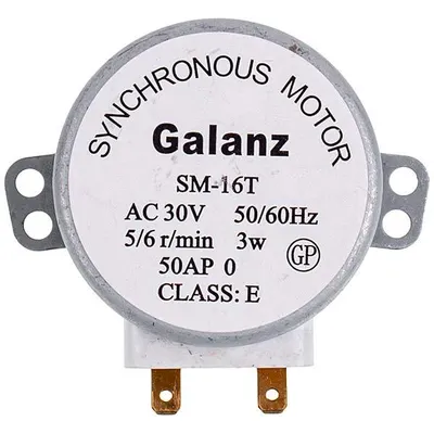 Двигун піддона для мікрохвильової печі Galanz SM-16T, 5/6 об/хв, 30 В, 4 Вт, H штока=14 мм
