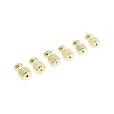 Набор форсунок горелки для газовой плиты Electrolux 4055171310 (6 шт, G20-20 mbar)