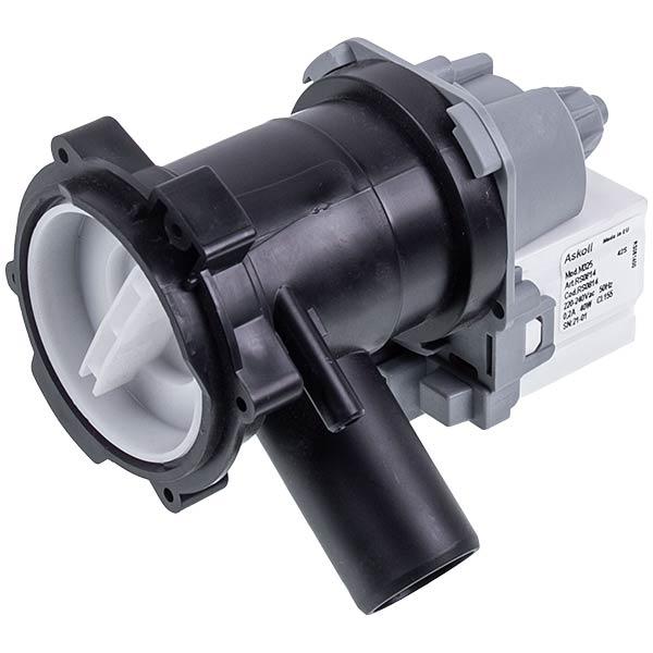 Помпа для пральної машини Bosch 00145905 M325, 40 Вт, у зборі (контакти спарені спереду, на 3 клямки)