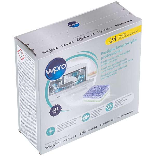 Таблетки для посудомоечной машины Wpro TAB314 C00860155, 24 шт