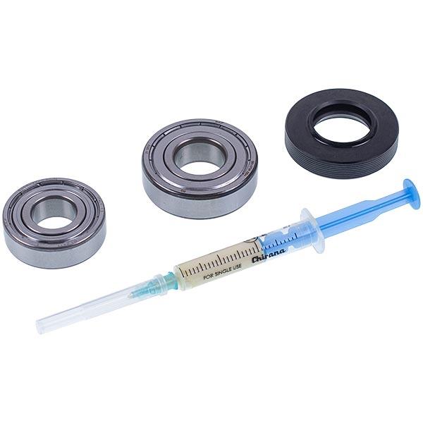 Ремкомплект для пральної машини Whirlpool 481931038657, сальник 25×47×10/12, підшипники 6203/6204, мастило