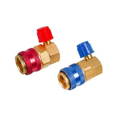 Набір заправних муфт для автокондиціонерів QC-12A, 2 шт, 1/4″