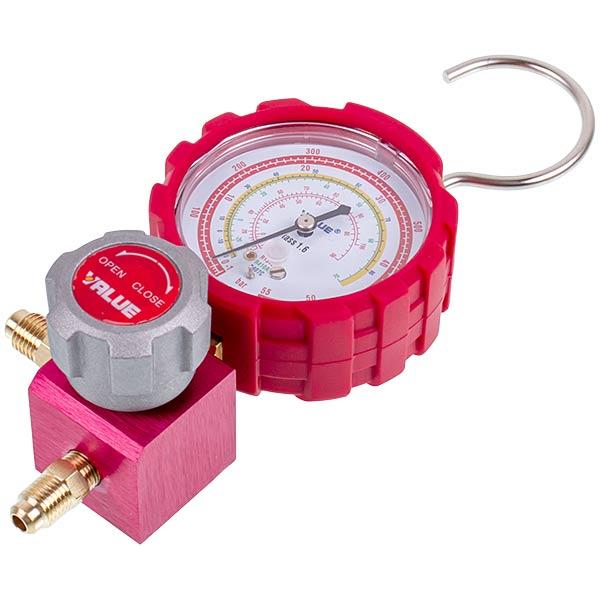 Коллектор манометрический 1-вентильный Value VMG-1-U-H Type 2 (R410, R407, R22, R134)