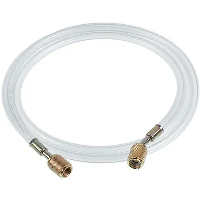 Шланг заправочный TC, 588 А (прозрачный) L=1500 мм 1/4″-1/4″ SAE