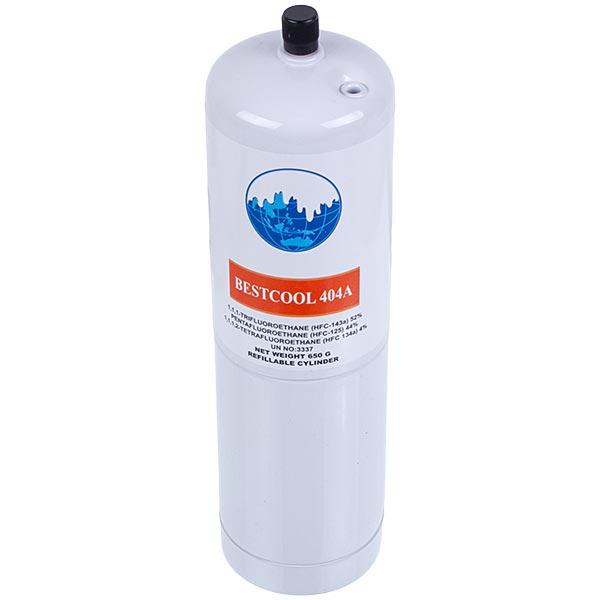 Фреон Bestcool R404A, 0,65 кг, під клапан Шредера