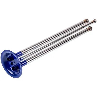 Фланец под сухие ТЭНы для бойлера Electrolux/Willer, D=95 мм, L трубок=421/423/448 мм
