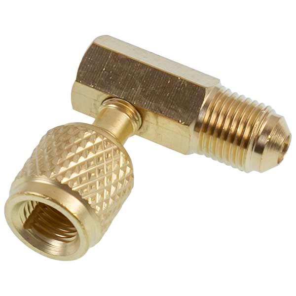 Перехідник кутовий Value V02 зовнішня різьба 1/4″ внутрішня 5/16″