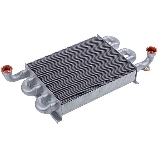 Теплообмінник первинний для газового котла Baxi Eco 4S, Westen Pulsar D 14-24 кВт (турбо) 5700950, оригінал