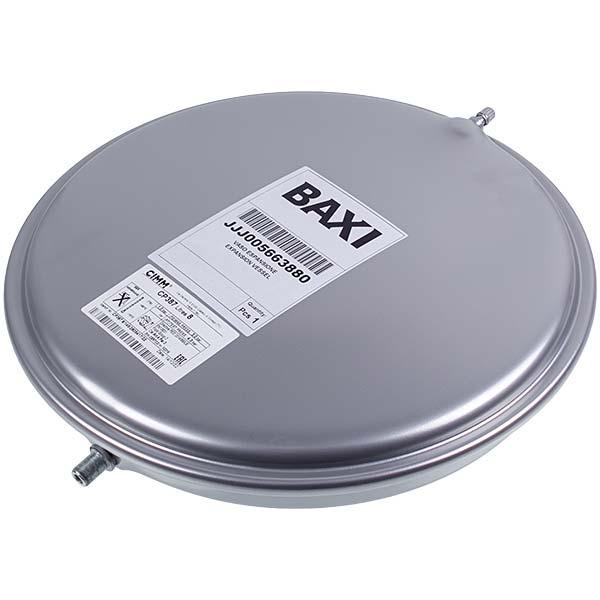 Расширительный бак Cimm для газового котла Baxi Eco, Luna, Main, Westen Quasar, Pulsar 5663880, 8 л M14×1, оригинал