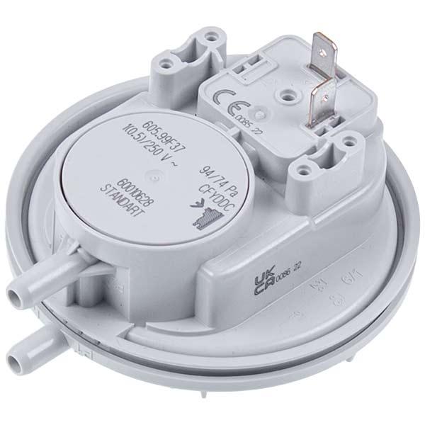 Реле тиску повітря (пресостат) для газового котла Bosch/Buderus 87160112910, 94/74 Па