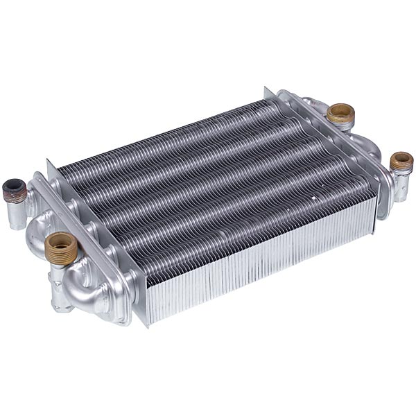 Теплообменник битермический для газового котла Teplowest Optima АГД - 24 2.55.35.076.04