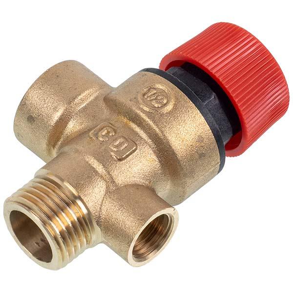 Предохранительный клапан и для газового котла Ariston 998447, 3 бар, 1/2″, 1/4″