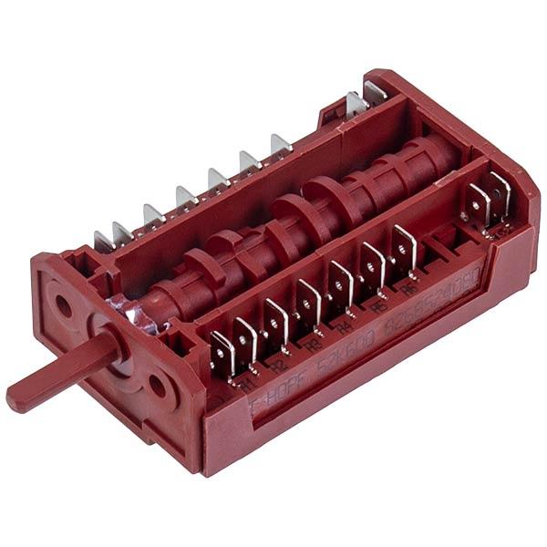 Перемикач режимів для духовки Zanussi 3570598015 52K600, 8 позицій, аналог
