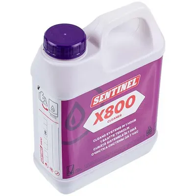 Жидкость Sentinel X800 Cleaner, 1 л для очистки сильно загрязненных систем отопления