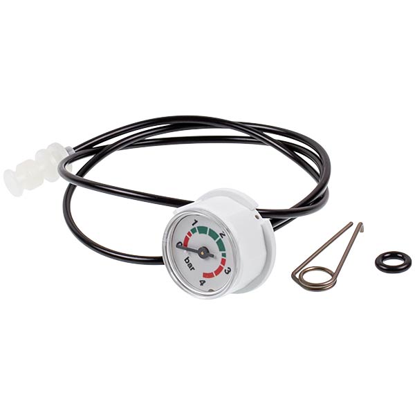 Манометр для газового котла Buderus Logamax Plus GB172, Bosch Gaz 7000, Condens 2000/3000/5000 87182243440, 0-4 бар