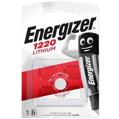 Батарейка Energizer CR1220 1220 Lithium, 3 В, 1 шт