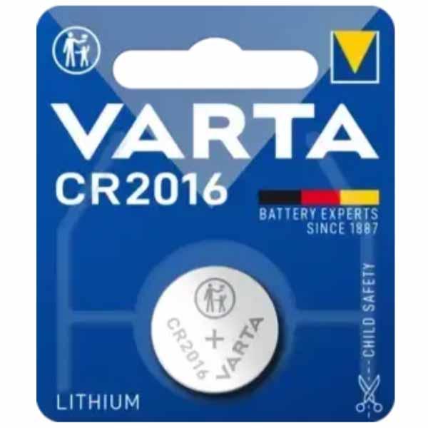 Батарейка Varta CR2016 6016, 3 В, 1 шт