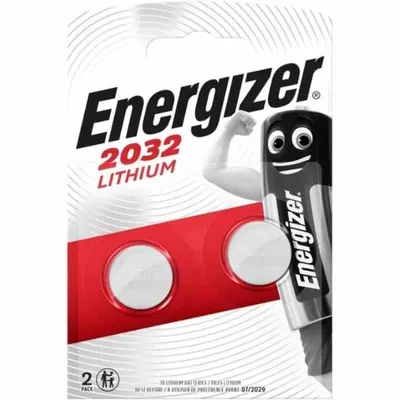 Батарейка Energizer CR2032 2032 Lithium, 3 В, 2 шт