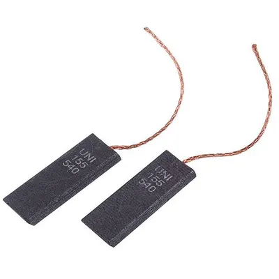 Щетки двигателя для стиральной машины uni155-540, 2 шт, стержень без корпуса, склеенные, 13,5×5×40