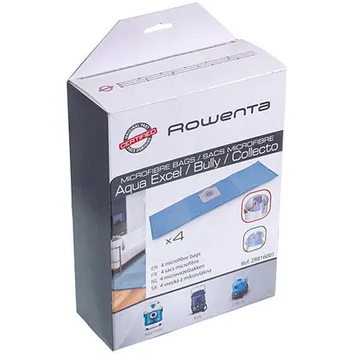 Набір мішків мікроволокно для пилососа Rowenta ZR816001, 4 шт
