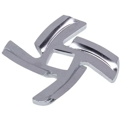 Нож для мясорубки Braun 67000899, D=46,5 мм, s=4,5 мм, отверстие=9×9 мм