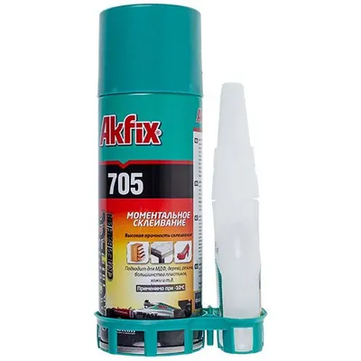 Клей з активатором для експрес-склеювання Akfix 705, 200 мл/50 г