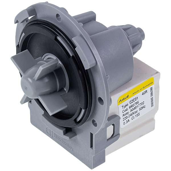 Помпа для пральної машини Electrolux 140049177011 RR0594, 30 Вт (контакти роздільні ззаду)