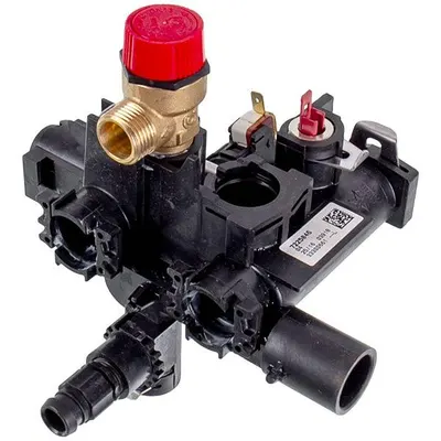 Гидравлический узел линии подачи для газового котла Baxi Eco 4S, Eco-5 Compact, Fourtech, Westen Pulsar D 711033600