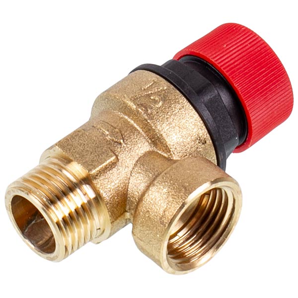 Запобіжний клапан для електрокотла Bosch Tronic Heat 3000/3500 4-24 кВт 77420000340, 3 бар, 1/2″