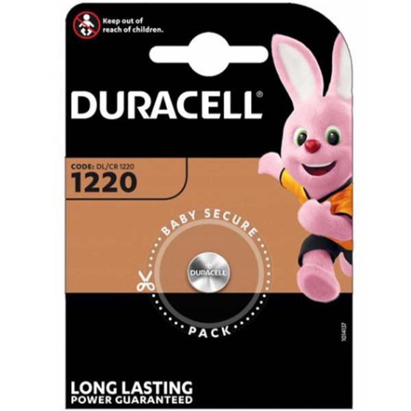 Батарейка Duracell CR1220, 3 В, 1 шт