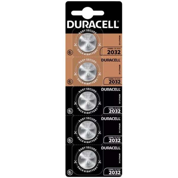 Батарейка Duracell CR2032, 3 В, 5 шт