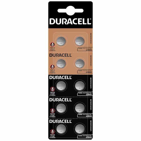 Батарейка Duracell LR44 A76/V13GA/76A, 1,5 В, 10 шт
